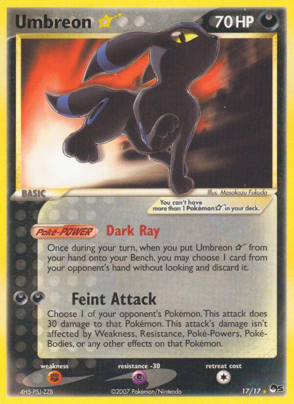 Umbreon Gold Star #17