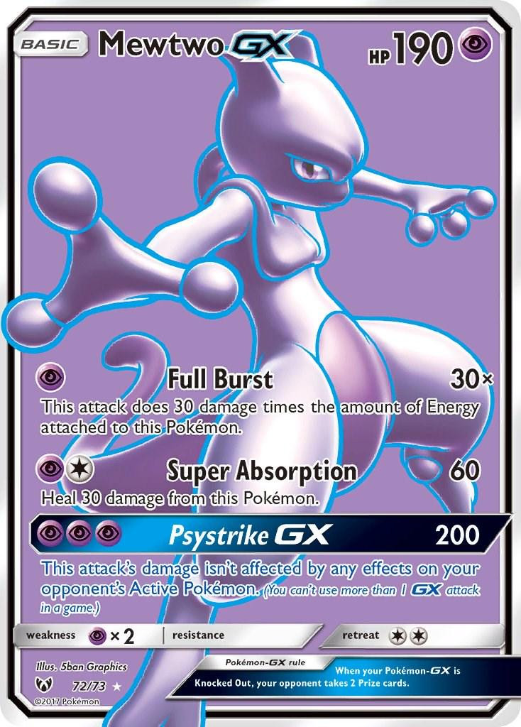Mewtwo GX #72