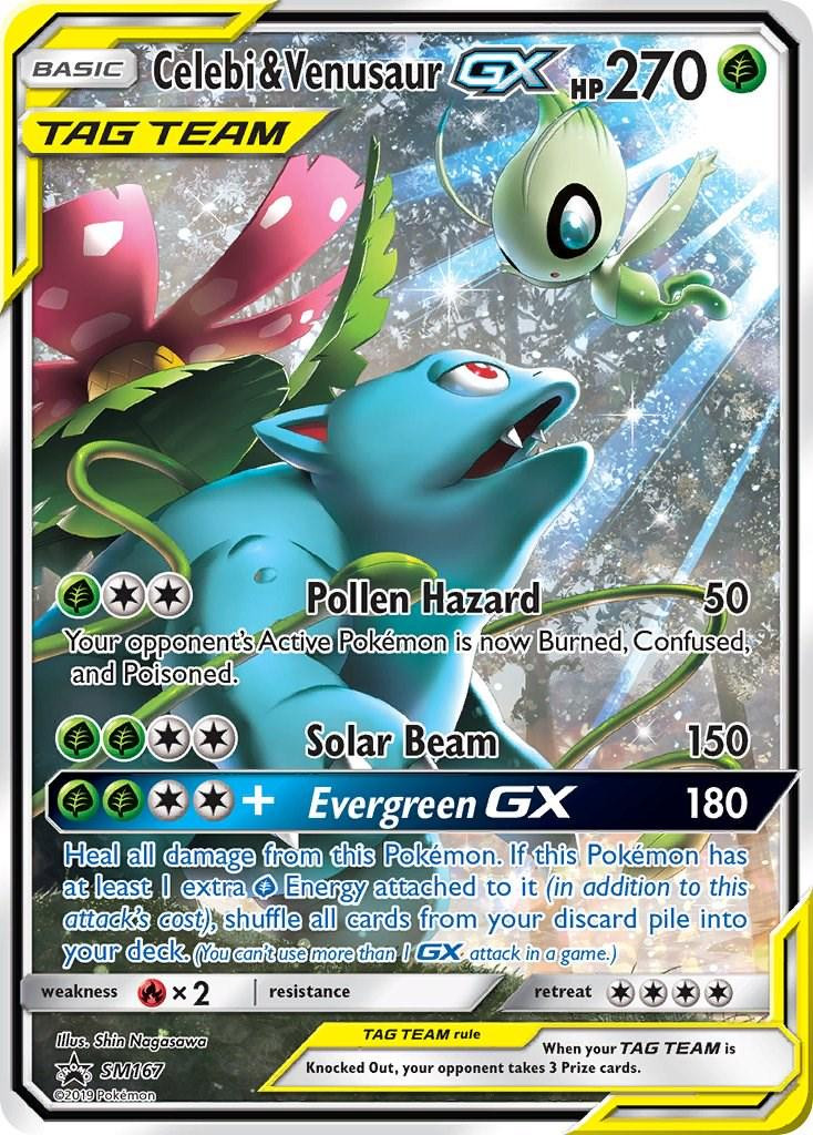 Celebi & Venusaur GX #167