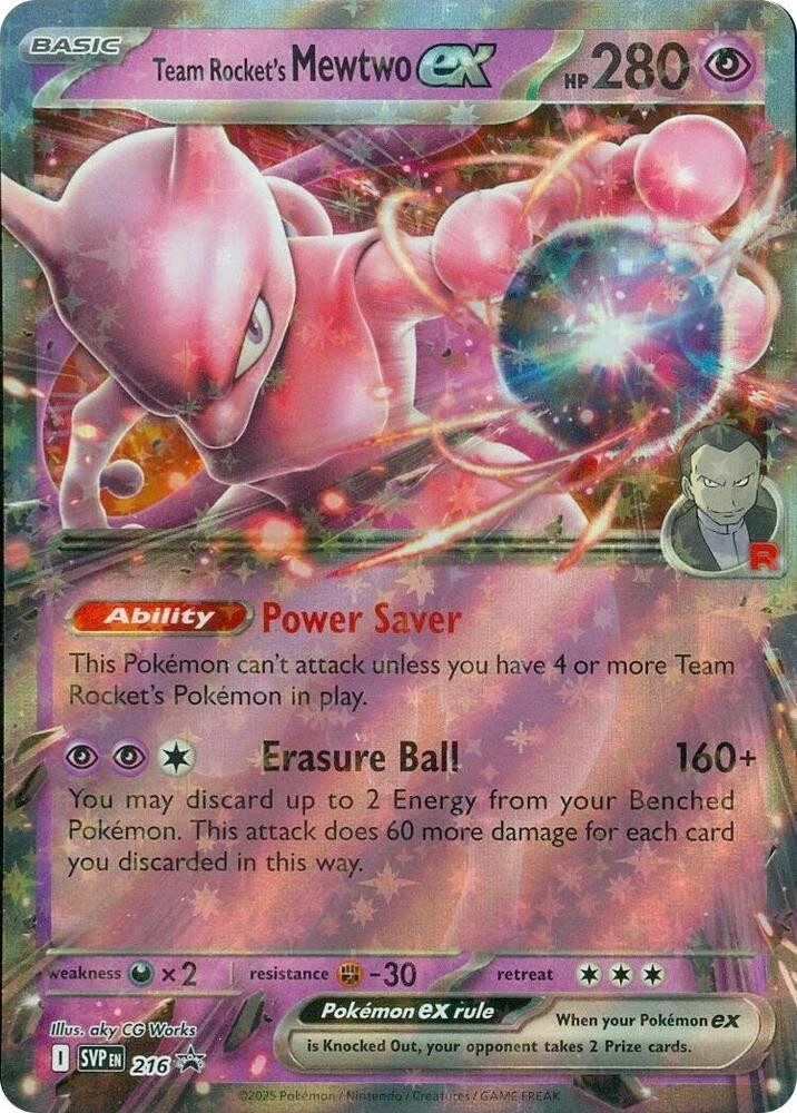 Team Rocket's Mewtwo ex #216