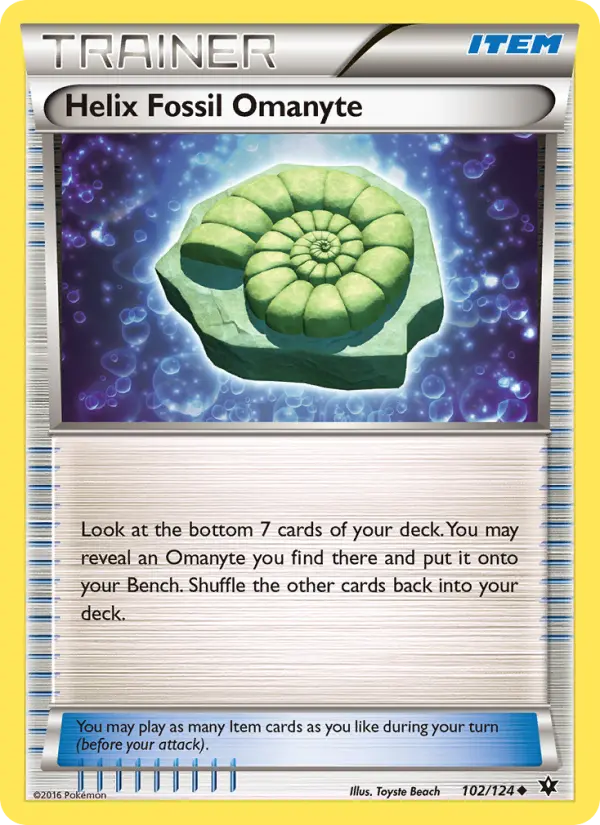 Helix Fossil Omanyte #102