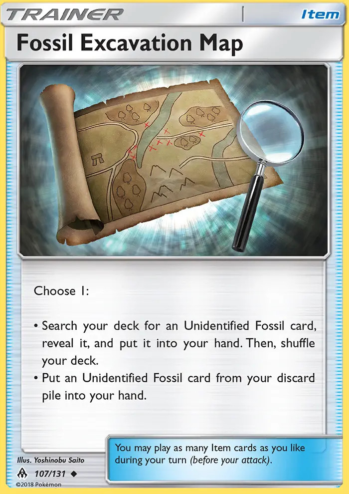 Fossil Excavation Map #107