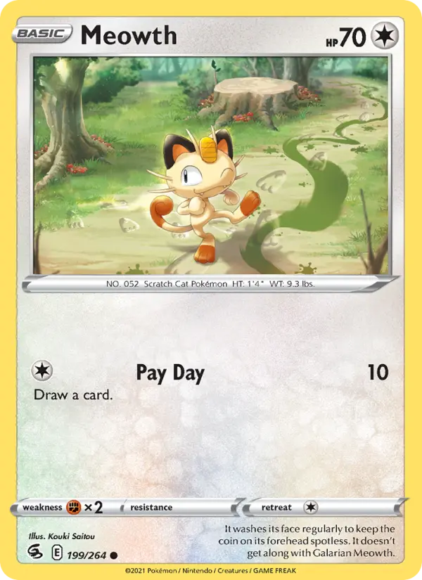 Meowth #199 — Fusion Strike
