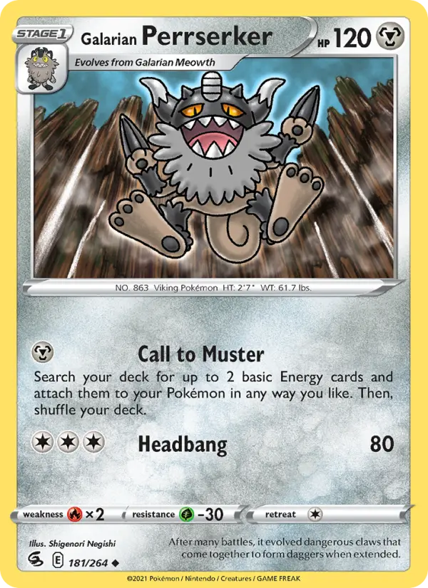 Galarian Perrserker #181