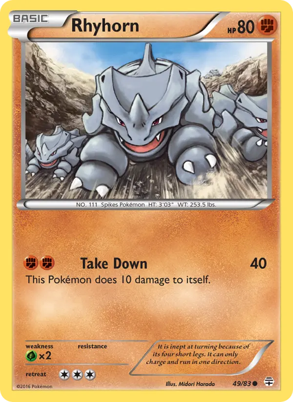 Rhyhorn #49 — Gerações