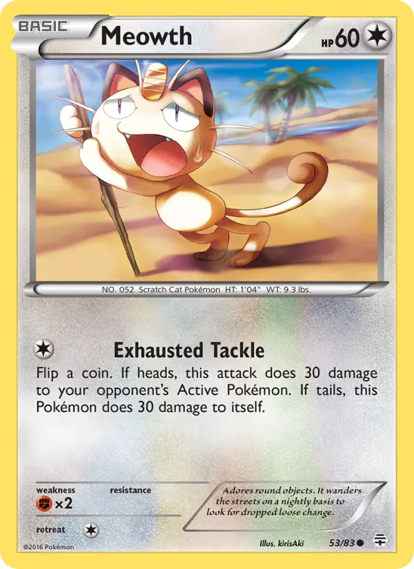 Meowth #53 — Generations