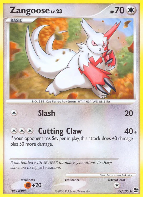 Zangoose Lv.23 #59