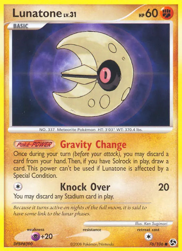 Lunatone Lv.31 #76