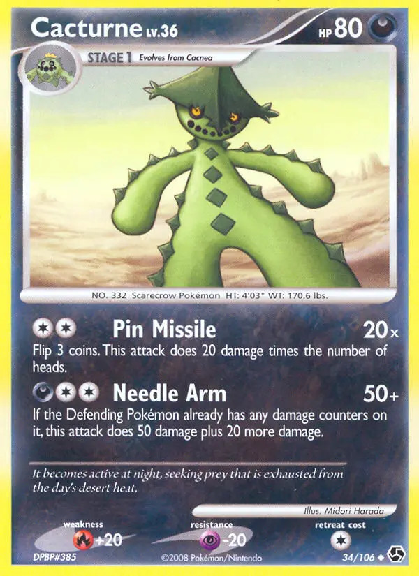 Cacturne Lv.36 #34