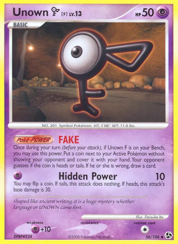 Unown [F] Lv.13 #56