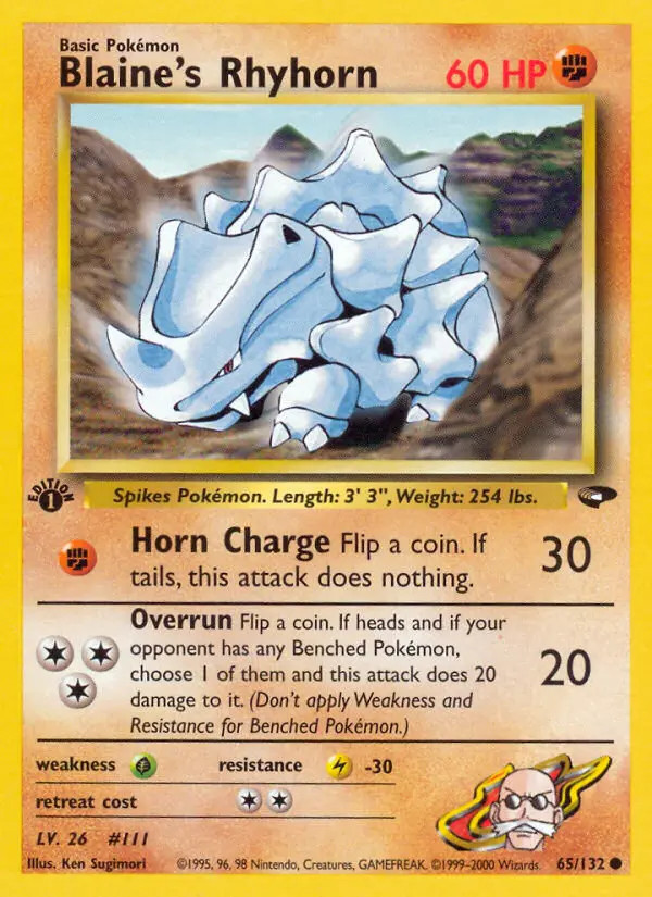 Blaine's Rhyhorn #65