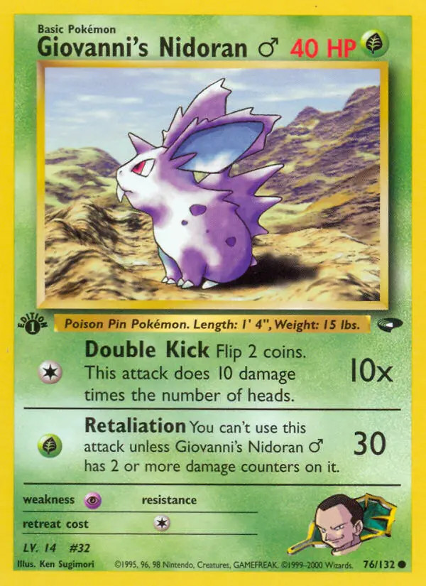 Giovanni's Nidoran [M] #76