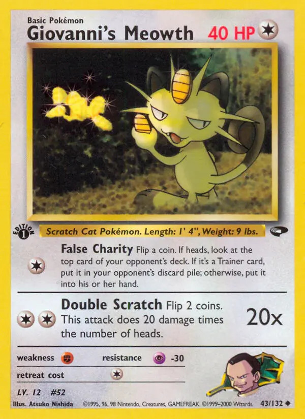 Giovanni's Meowth #43