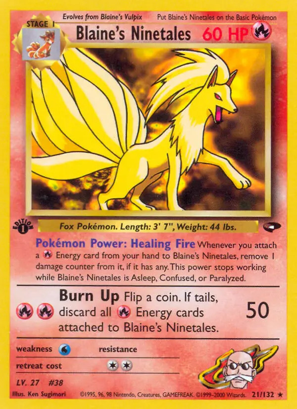 Blaine's Ninetales #21
