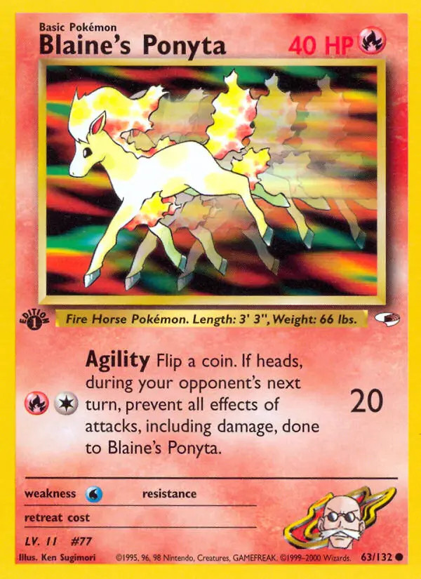 Blaine's Ponyta #63