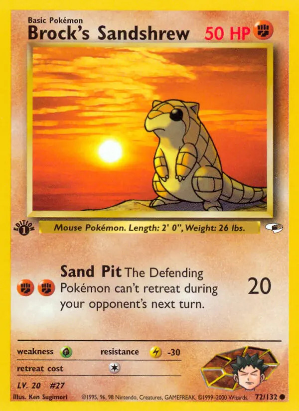 Brock's Sandshrew #72