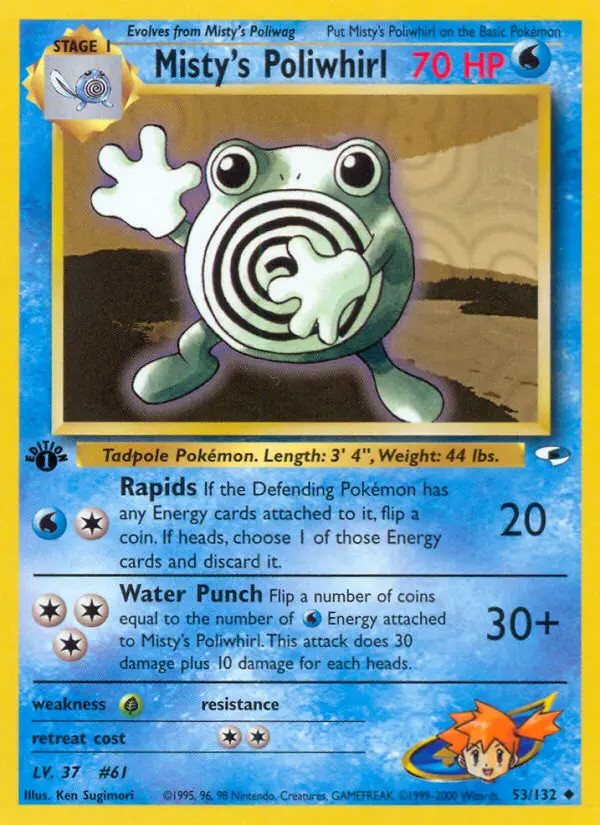 Misty's Poliwhirl #53