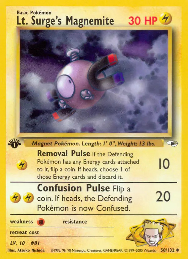 Lt. Surge's Magnemite #50