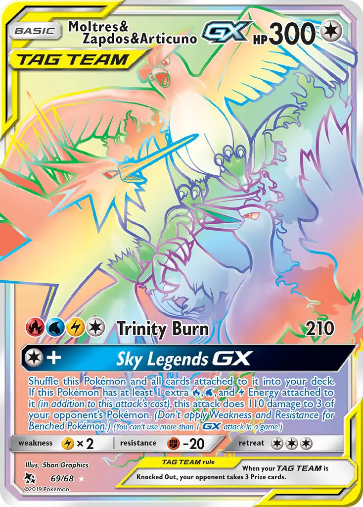 Moltres, Zapdos y Articuno GX #69