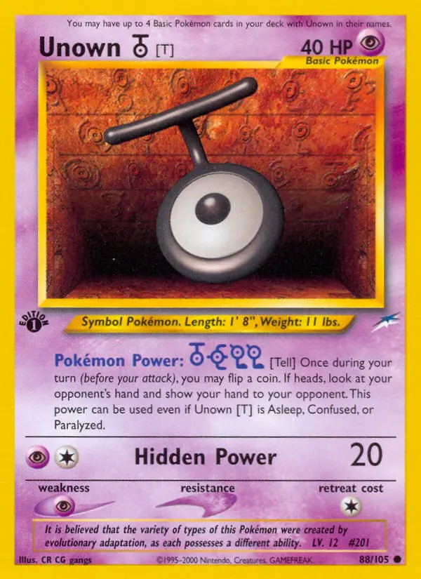 Unown [T] #88