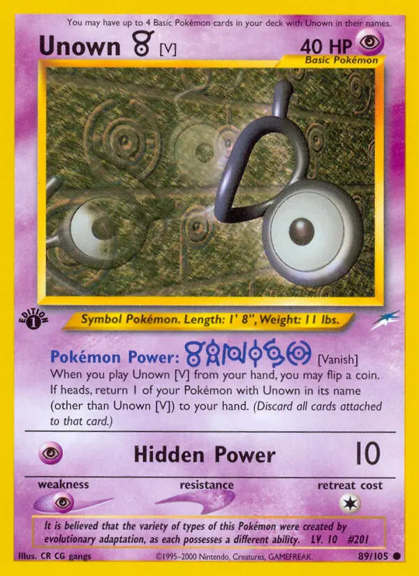 Unown [V] #89