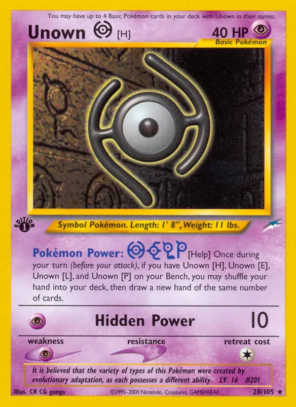 Unown [H] #28