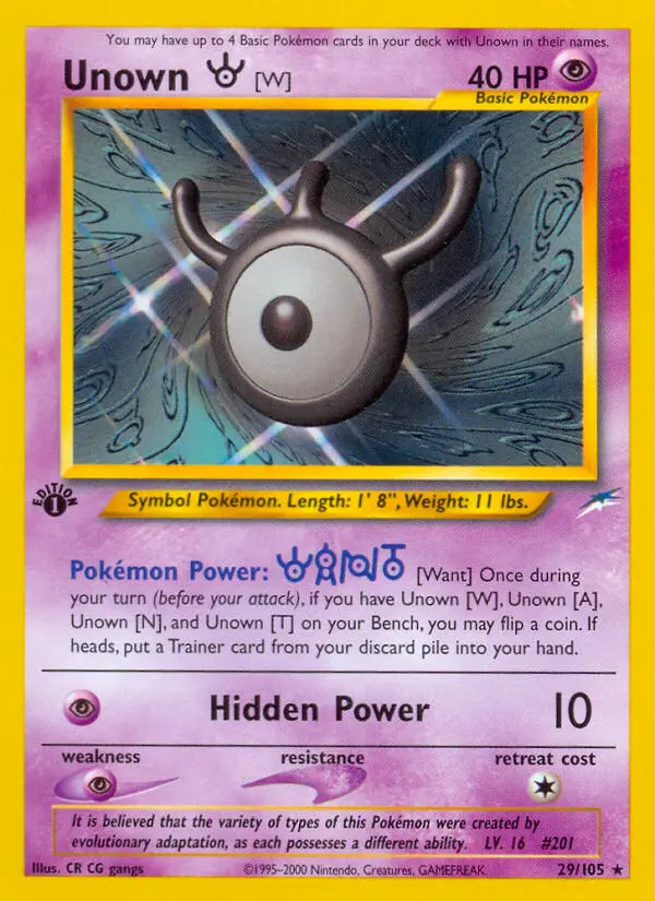Unown [W] #29