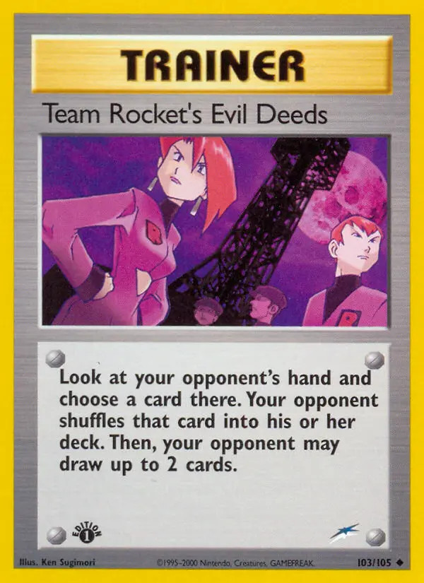 Team Rocket's Evil Deeds #103