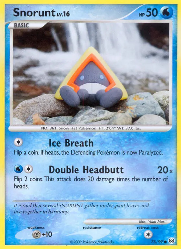 Snorunt Lv.16 #75