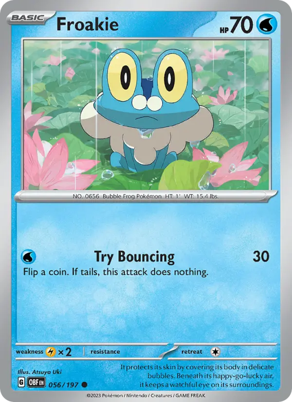 Froakie #056 — Obsidian Flames