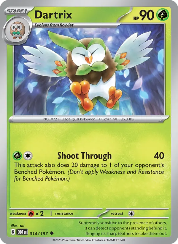 Dartrix #014 — Obsidian Flames