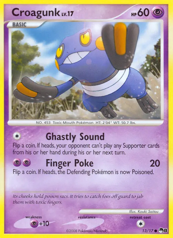 Croagunk Lv.17 #13