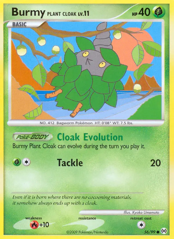 Burmy Plant Cloak Lv.11 #56