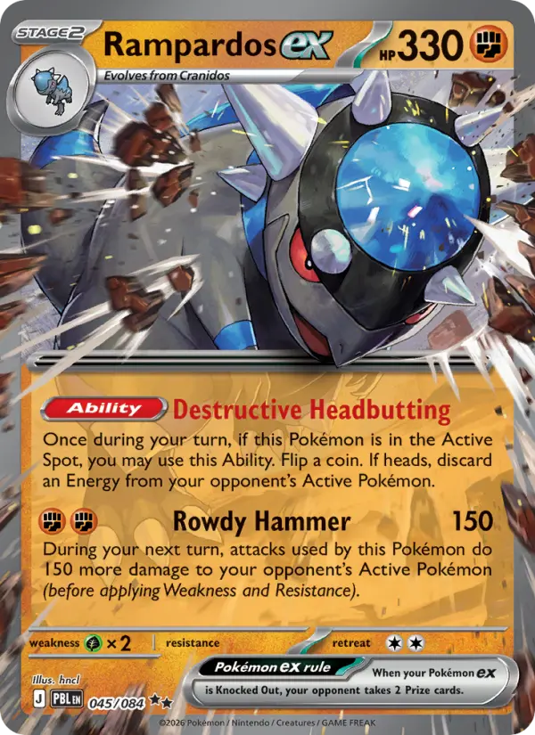Rampardos ex #045