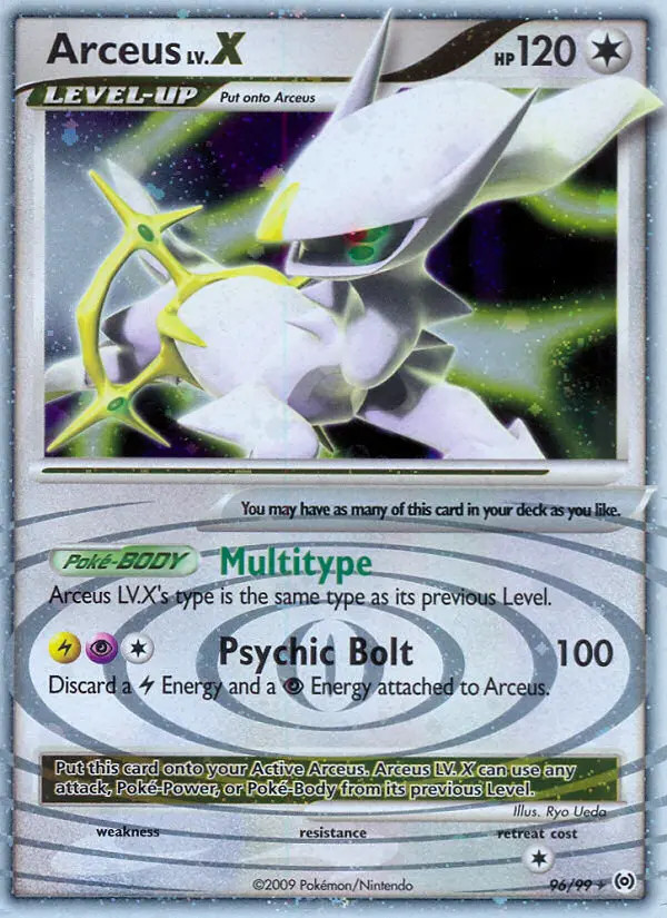 Arceus LV.X #96