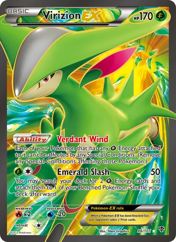 Virizion EX #96