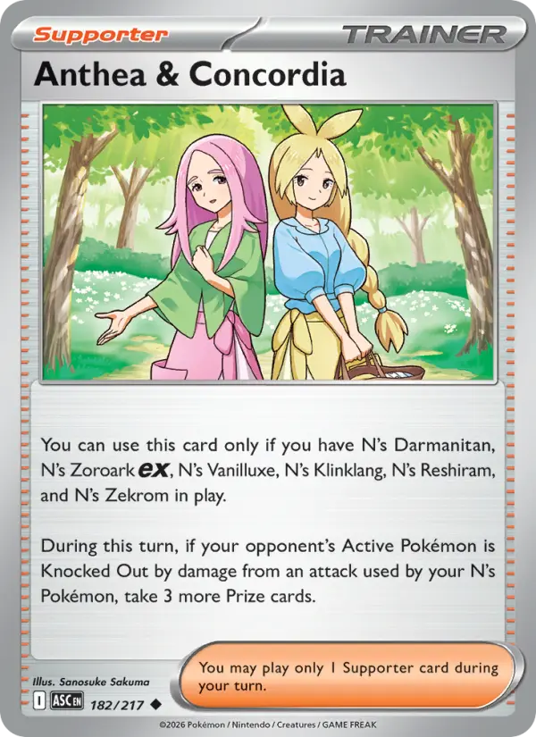 Anthea & Concordia #182 — Ascended Heroes (Reverse Holo)