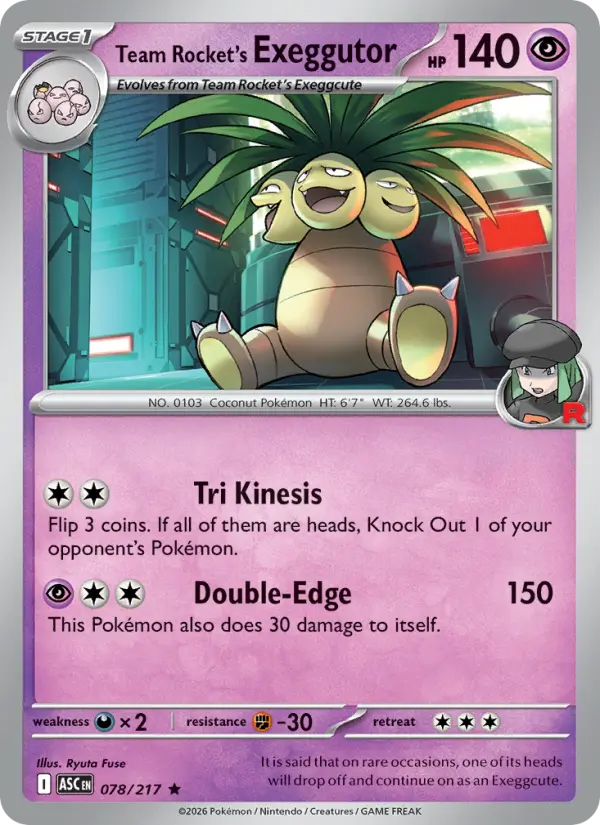 Team Rocket's Exeggutor #078