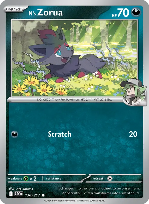 N's Zorua #136