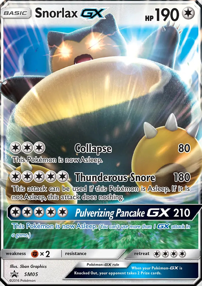 Snorlax GX #05 — Sol e Lua Promos