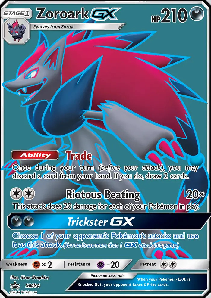 Zoroark GX #84 — SL Promo