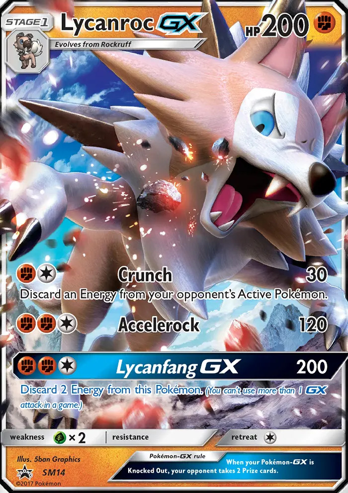 Lycanroc GX #14 — SL Promo