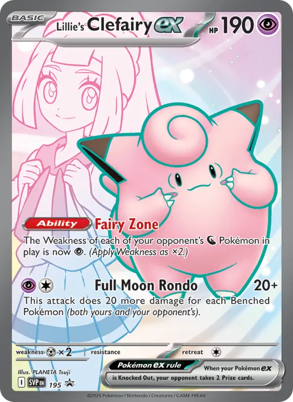 Clefairy ex de Lylia #195