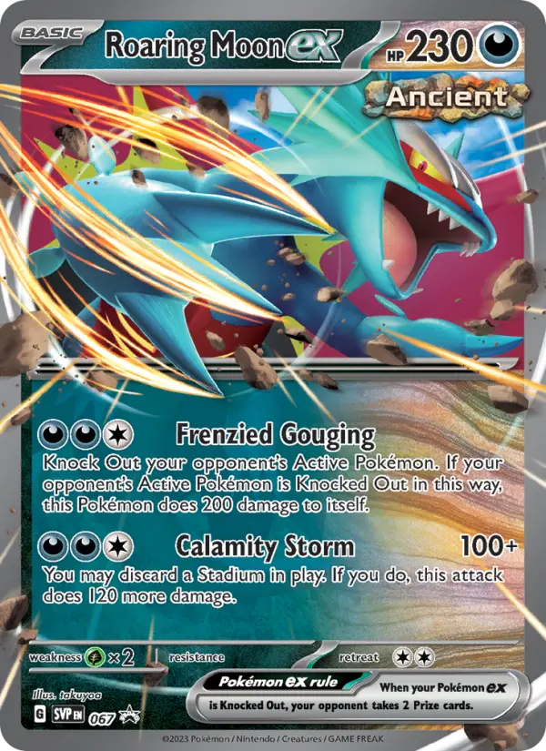 Roaring Moon ex #067 — SV Black Star Promos