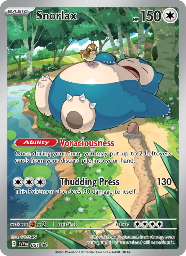 Snorlax #051 — SV Black Star Promos