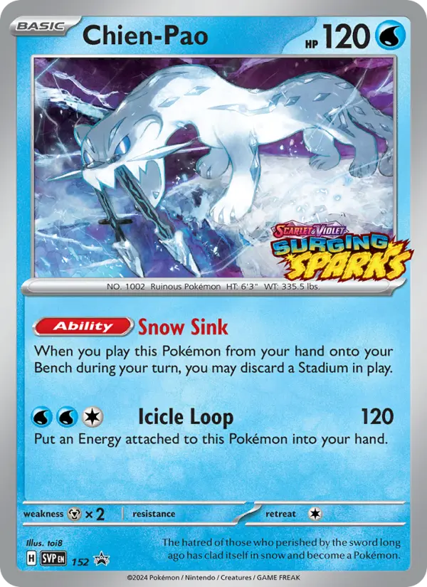Chien-Pao #152 — SV Black Star Promos