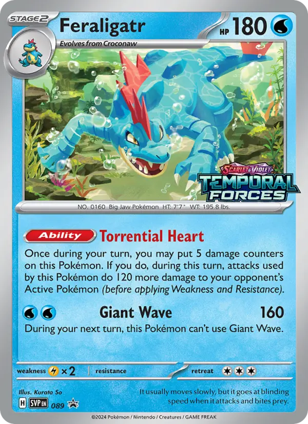 Feraligatr #089 — SV Black Star Promos