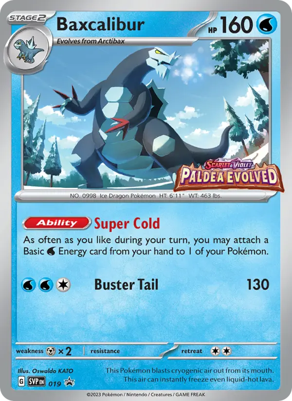 Baxcalibur #019 — SV Black Star Promos