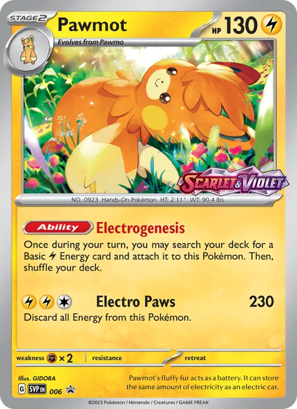 Pawmot #006 — SV Black Star Promos