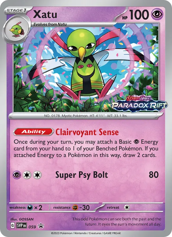 Xatu #059 — SV Black Star Promos